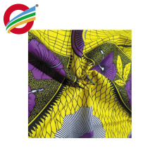 100% coton cire africaine imprime tissu réel pour le vêtement